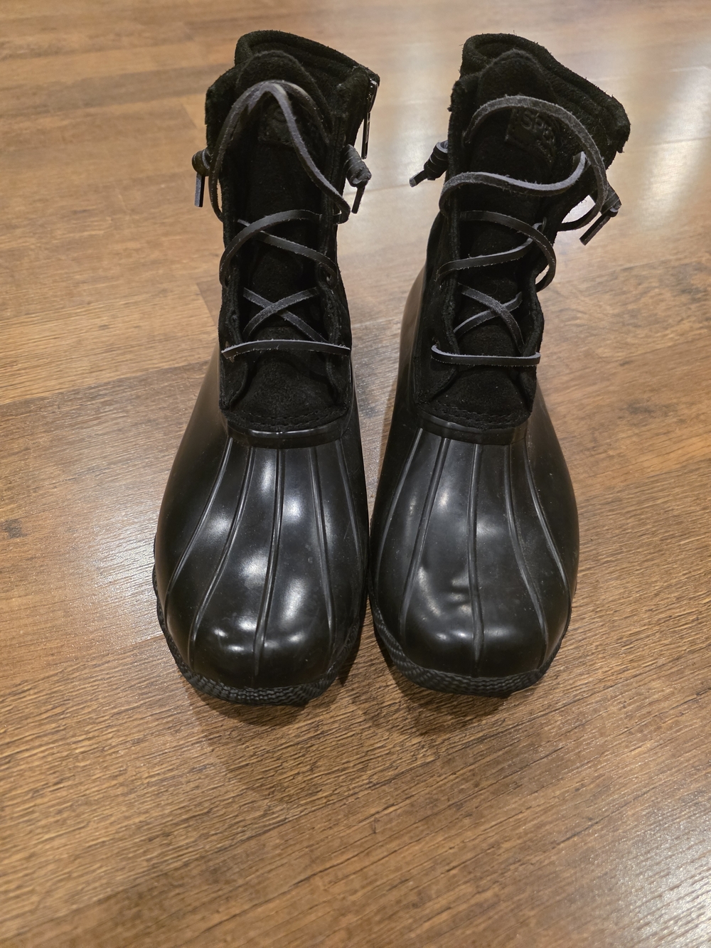 Sperry Black Women's Waterproof Duck Boots
